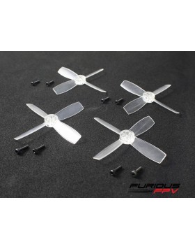 FuriousFPV High Performance 2035-4 Propellers - Transparent 2CW & 2CCW FPV-0153-S