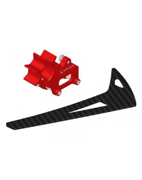 LX0929 - TREX 150 - Cooled Tail Motor Support - Red