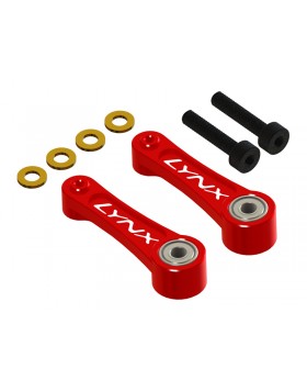 LX1189 - 450X - CNC Swash Follower Arm - Red - Set