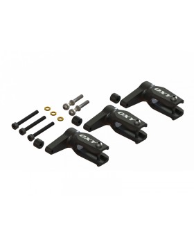 LX1808-OXY3 - Pro Edition Main Grip- Black, 3Pcs-Set