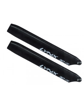 LX61253-R - Plastic Main Blade 125 mm - Stretch MCPX-BL - Replica Edition - Black