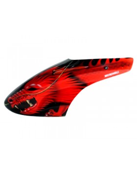 Airbrush Fiberglass Red Dragon Canopy - BLADE 130X Model #: MH-130X090RD