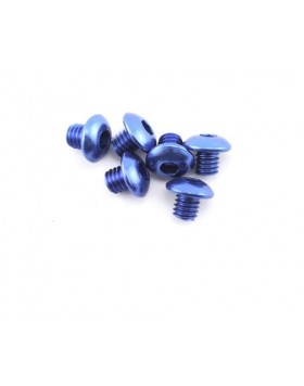 Traxxas 4x4mm Aluminum Button Head Screws (Blue) (6) TRA3940