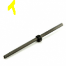 Carbon Fiber Main Shaft w/Collar & Hardware: mCP X BL  by BLADE (BLH3913)
