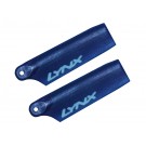 LX60475 - 300 X - Lynx Plastic Tail Blade 47 mm - Blue Sky