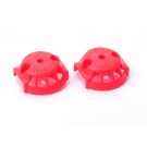 Plastic Cover for carbon blade (1 pair) Red - Blade 350QX