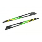 Carbon Tail Boom Support (Green - 2 pcs) - Blade 130X  B130X12-G
