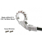 CNC 6mm Tail Motor Mount Silver Blade mSR/mSR X/mCP X mSR860-S