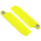Extreme Edition Tail Blades – 112mm – Neon Yellow 700 Size KBDD4086