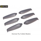200QX Normal Foldable Blade - Grey 6 pcs, 3R+3L HF200QX03GY