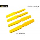 200QX 3D Fixed Props - Yellow 4 pcs, 2R+2L HF200QX05YW