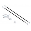 LX0349 - MCPX-BL - Ultra Tail Boom Support Set - Silver