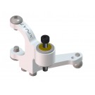 LX0537 - 300 X - Precision Tail Bell Crank Lever - Silver