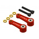 LX1187 - 300X/CFX - CNC Swash Follower Arm - Red - Set