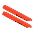 LX61251-R	- Plastic Main Blade 125 mm - Stretch MCPX-BL - Replica Edition - Orange