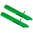 LX61252-SP-R - Plastic Main Blade 125 mm - Stretch Bullet - MCPX-BL - Replica Edition - Green