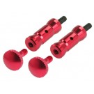 Aluminum Deluxe Canopy Mount set (RED) - BLADE 550X Model #: MH-550X105C2