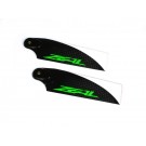 ZHT-062G - ZEAL Carbon Fiber Tail Blades 62mm (Green)