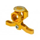Precision CNC Aluminum Main Rotor Hub w/Button (GOLD) - MCPXBL Model #: MCPXBL201B