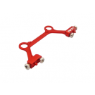 CNC AL Tail Boom Support Mount Set (Red)  mCPXBL815-R
