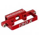 Aluminum DS35 Tail Servo Mount (RED) - BLADE 130X Model #: MH-130X121