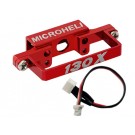 Aluminum DS35 Tail Servo Mount w/ Cable (RED) - BLADE 130X Model #: MH-130X121C