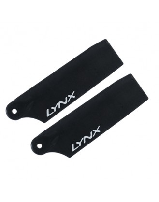 LX60473 - 300 X - Lynx Plastic Tail Blade 47 mm - Black