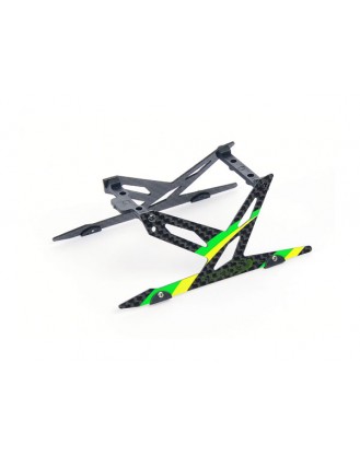 Carbon Landing Skid Set (Green) - Blade 130X B130X11-G