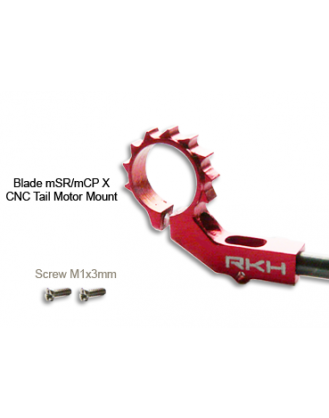 CNC 6mm Tail Motor Mount Red Blade mSR/mSR X/mCP X mSR860-R