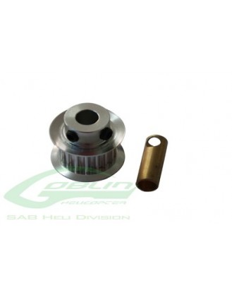 SAB Aluminum Motor Pulley Z17 - Goblin 500 [H0215-17-S]