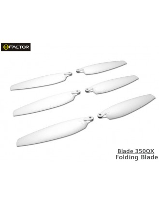 350QX Foldable Blade -White (6 pcs, 3R+3L) [HF350QX02WT]
