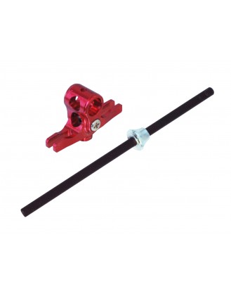 LX0344 - NANO CPX - Head Center Hub Red with Lynx Carbon Main Shaft Combo