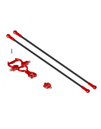 LX0350 - MCPX-BL - Ultra Tail Boom Support Set - Red Devil Edition