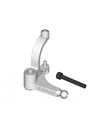 LX0502 – GOBLIN 500 – Precision Tail Bell Crank Lever – Silver