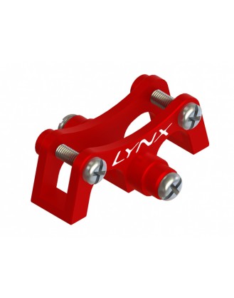 LX0815 - 130X - Tail Boom Clamp V2 Edition X Carbon Push Rod - Red