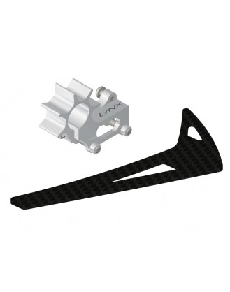 LX0928 - TREX 150 - Cooled Tail Motor Support - Silver