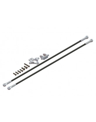 LX1107 - T 150 - Ultra Main Frame - Tail Boom Support - Silver