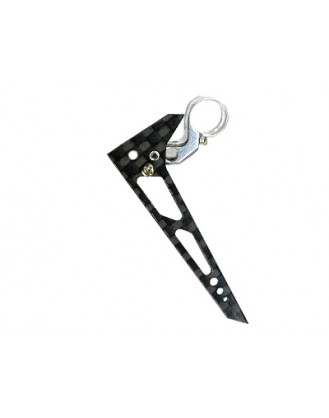 Tail Motor Mount w/Vertical Fin set (for 3mm Tail Boom series) Model #: MH-MCPX025L