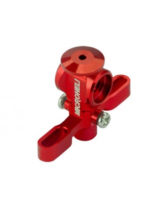 Aluminum Main Rotor Hub w/ Button (RED) - BLADE NANO CPX Model #: MH-NCPX101B