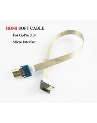 Soft-Micro-HDMI-to-HDMI-Cable-for-FPV-Camera-Sony-a5000-a6000-GoPro-Hero-3-3+