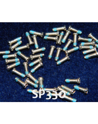 M1.4 X 4.3MM MACHINE SCREW, PAN HEAD, PHILIPS X-SLOT STAINLESS STEEL, OVERALL LENGTH 5.0MM, SP330