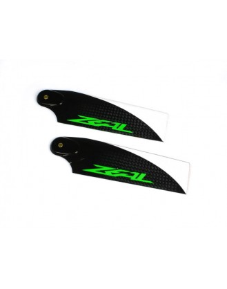 ZHT-068G - ZEAL Carbon Fiber Tail Blades 68mm (Green)