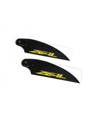 ZHT-068Y - ZEAL Carbon Fiber Tail Blades 68mm