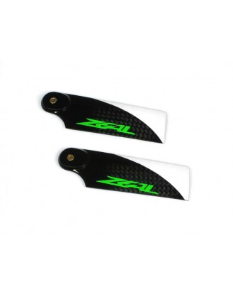 ZHT-072G - ZEAL Carbon Fiber Tail Blades 72mm (Green)