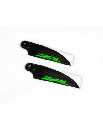 ZHT-085G - ZEAL Carbon Fiber Tail Blades 85mm (Green)