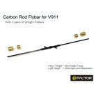 WL V911 (MonsterTronic MT100) Carbon FlyBar Set [HFV91101]
