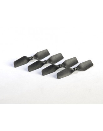 Carbon Fiber Polymer Tail Blade (4 pcs Black)- Trex 150